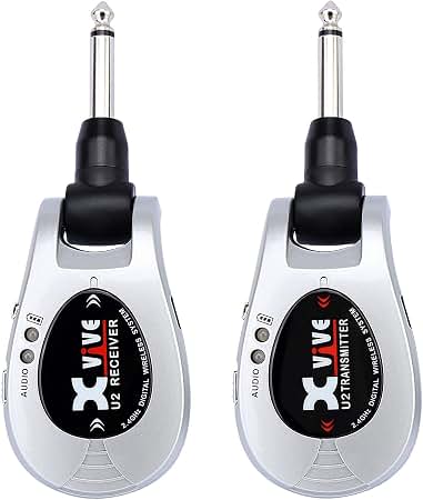 Amazon.com: Xvive U2 rechargeable 2.4GHZ Wireless Guitar System